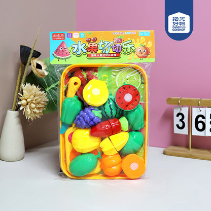 6056-2 Pretend Play Cutting Fruit Set M.09