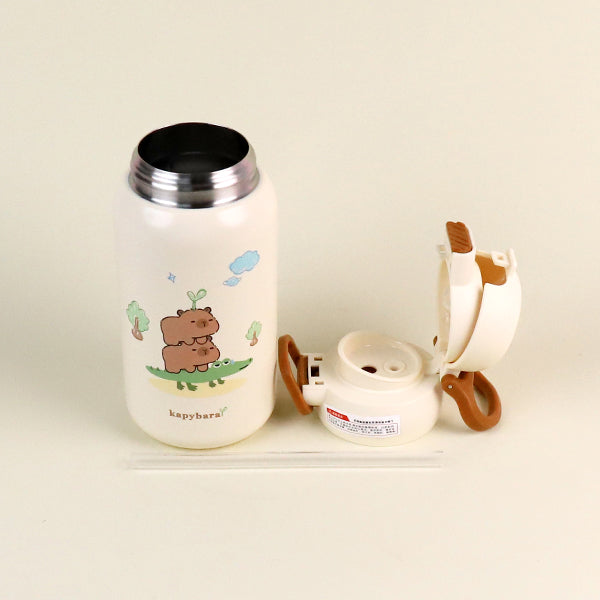 B-2073 Social Butterfly Capybara Vacuum Insulated Mug (650ml) M.26 JPDB