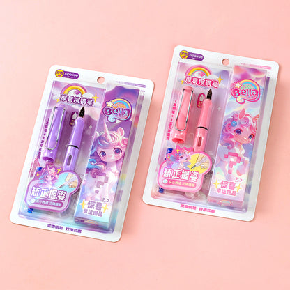 Premium XX-8670 Cute Pony Erasable Blind Box Fountain Pen Gift Set M.82