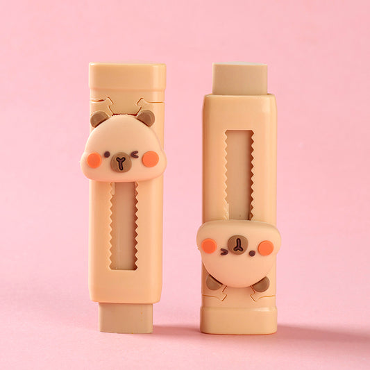 HW-MK-4547 Cute Kapi Triangle Sliding Eraser M.83
