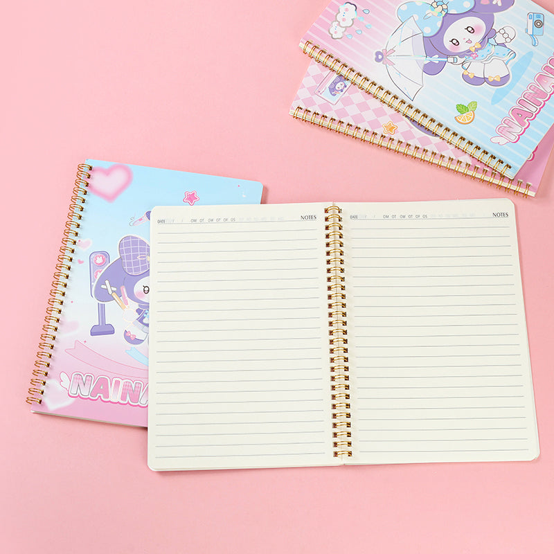 Cuaderno de espiral Premium XX-18003 Nana Mi con relieve dorado M.81 