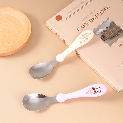 JX017 Waist-Cinched Cartoon-pattern Round Spoon M.66