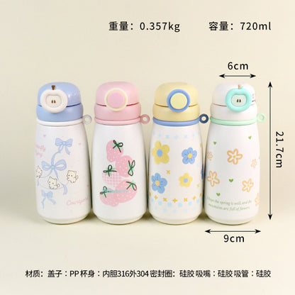 B-2058 Flower Sea Breeze Vacuum Insulated Mug (720ml) M.26 JPDB