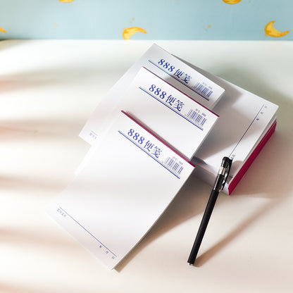 XX-888 Notepad 3 Themed Designs (Cozy Life/Cute Animals/Minimal Lines) 10*14cm 80g Paper M.81