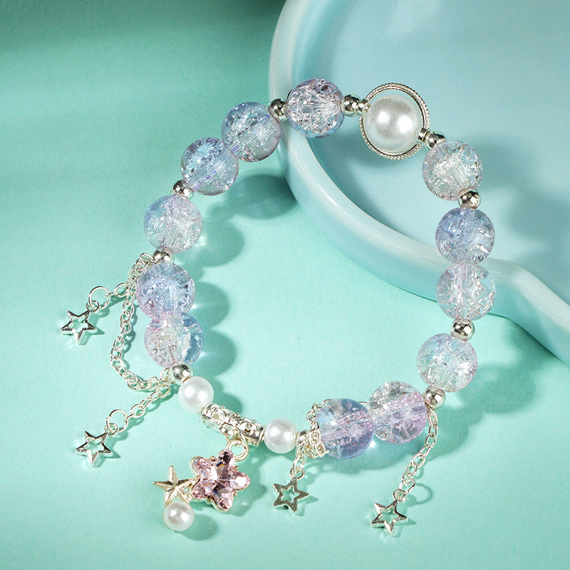 Cracked Starry Pearl Bracelet  M.43