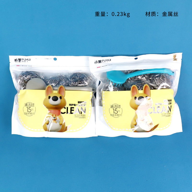 626 Steel Wool Ball with Free Handle M.68