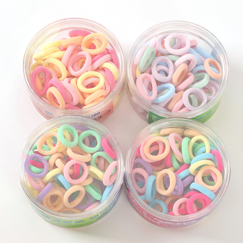 M42 Colorful Cotton Rubber Bands in 1153 Crystal Bottle