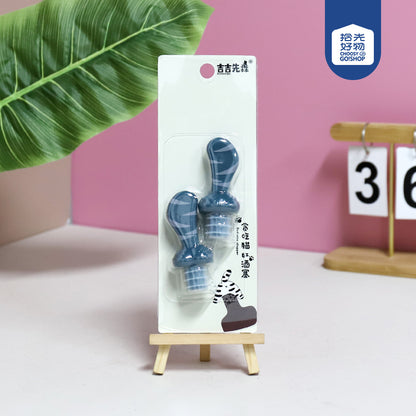 Model 3002 Gluttonous Cat Wine Stopper (2-pack) M.69 JPDB