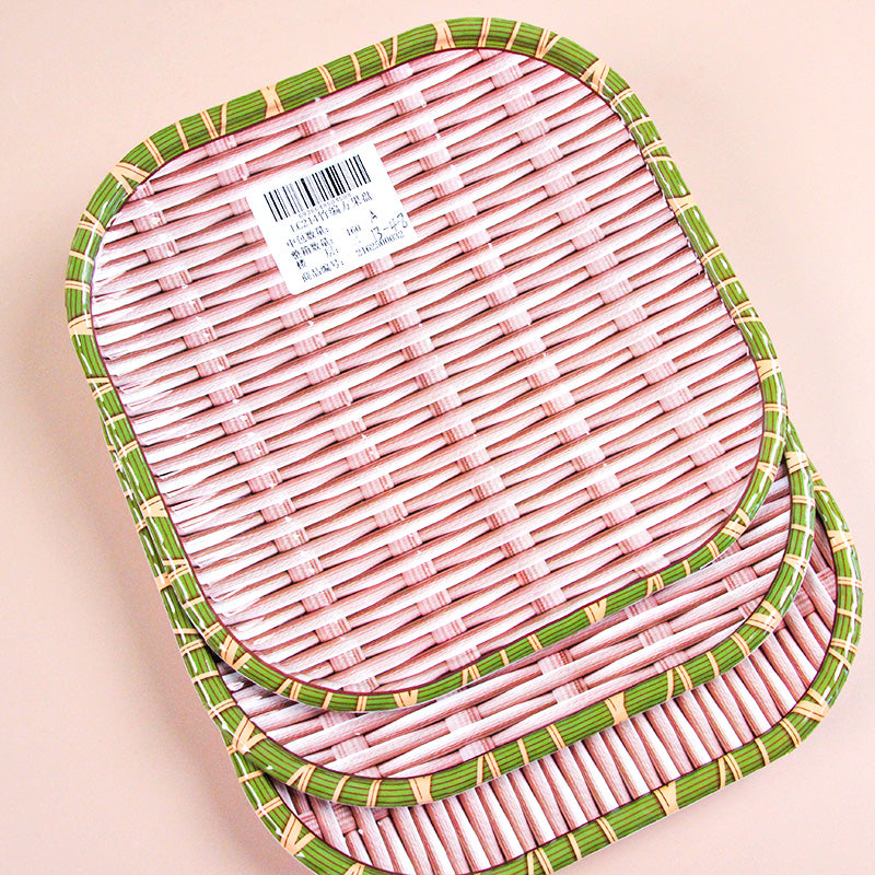 LC214 Bamboo Woven Square Fruit Tray M.20