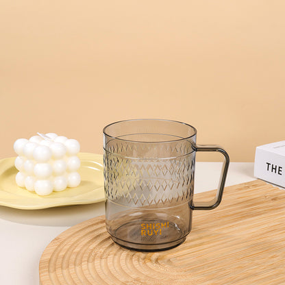 CHT-8118 Light Luxury PET Diamond Mouth Cup M.26