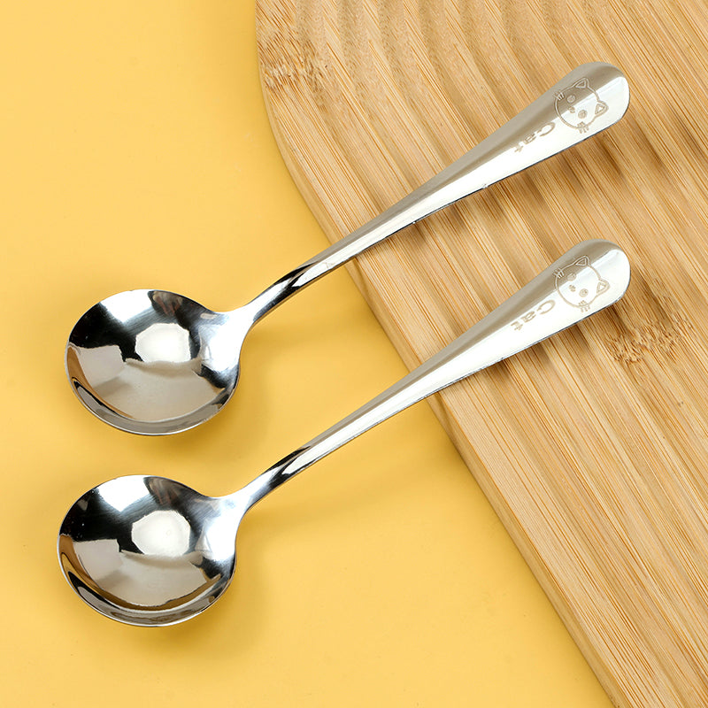 YLZ-1396 Cat-Shaped No.2 Round Spoon M.66