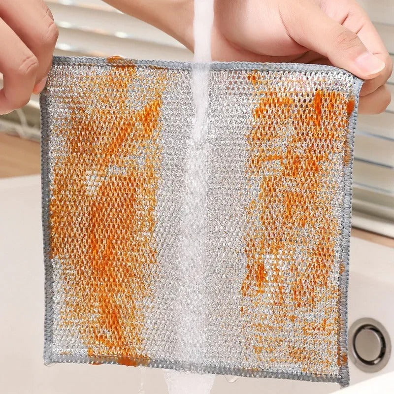 Multipurpose Wire Dishcloth Wire Cleaning Cloth for Kitchen Washcloth