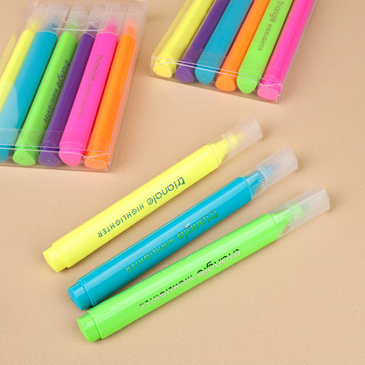 Zhongxuan 988 - 6 Candy - colored Highlighters (Soft - tip) M.82