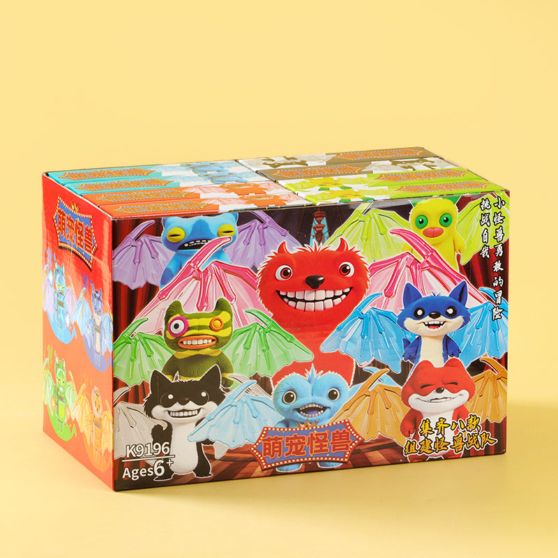 Qiyu K9196 Cute Pet Monster Building Blocks M.02