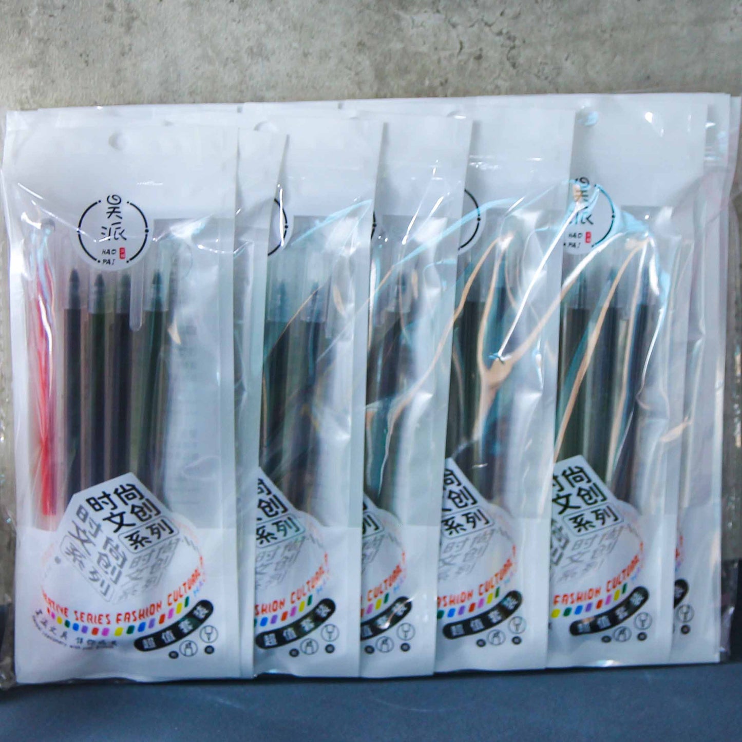 LC Blister - packed 5 - piece Set of Gel Pens (600 sets per carton) M.82