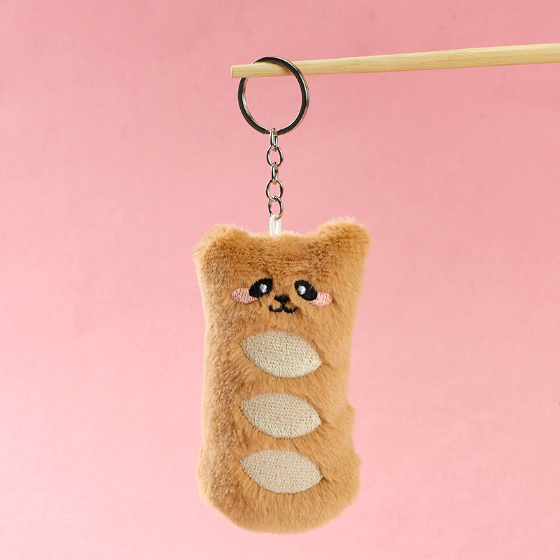 Plush Squeaky Adorable - eyed Baguette Hanger/Ornament/Keychain M.46 M.41 M.72