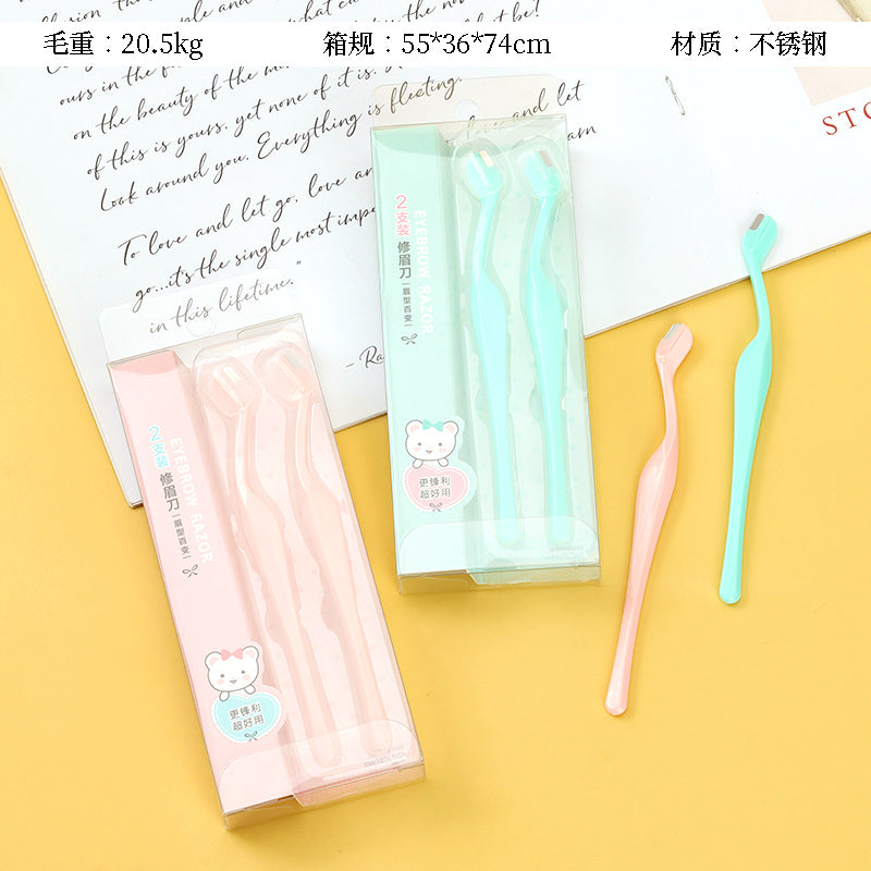 La caja S-556 contiene dos afeitadoras de cejas M.50 