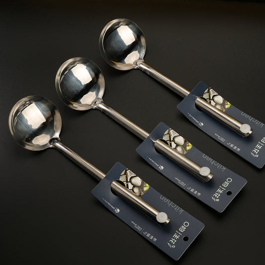 Kouwen 377 Stainless Steel Pot Spoon (240) M.61