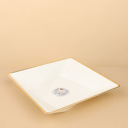 6179 Gilded Square Fruit Plate (21*21*4cm) M.20