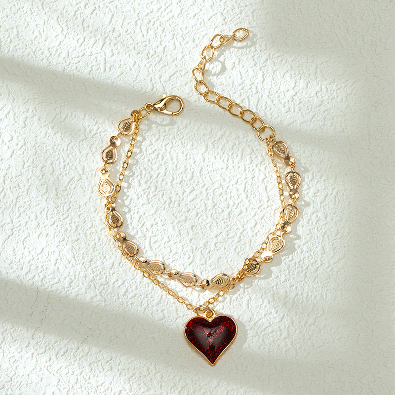 Simple Chain Pendant Bracelet  M.43