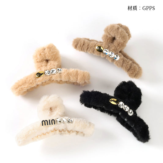 M42 5.12 Inch Zircon Accessory Furry Large Hair Claw