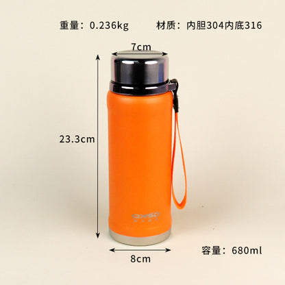 680ml Business Steeping Vacuum Thermal Insulated Mug - Model QXSD5395 M.26 JPDB