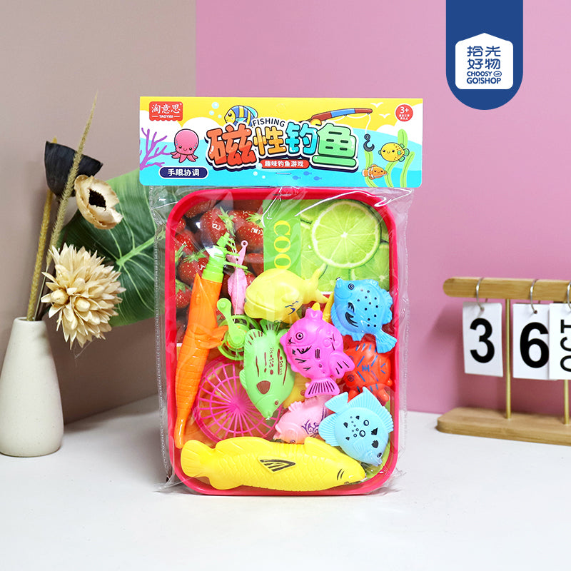 6056 - 6 Pretend Play Fishing Set M.09