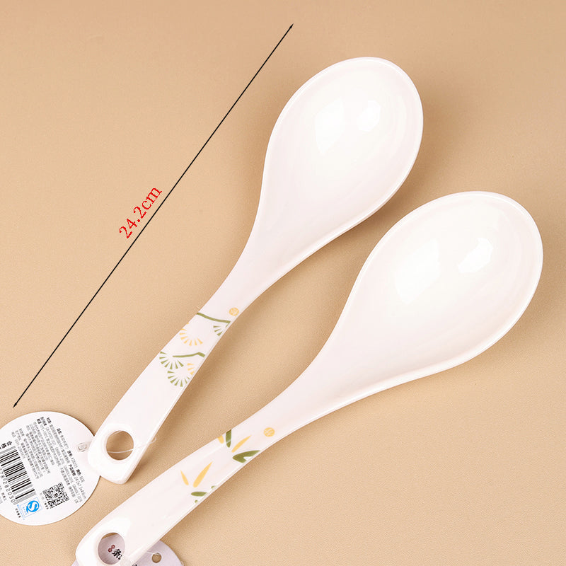 XZ8203 Food-Grade Striped Medium-Sized Soup SpoonM66