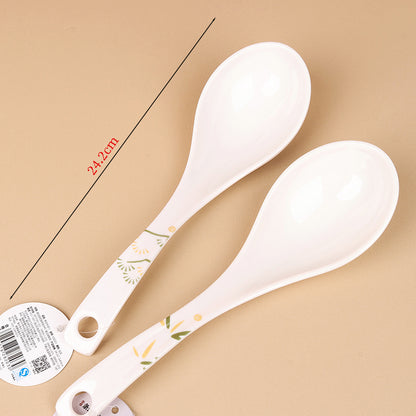 XZ8203 Food-Grade Striped Medium-Sized Soup SpoonM66