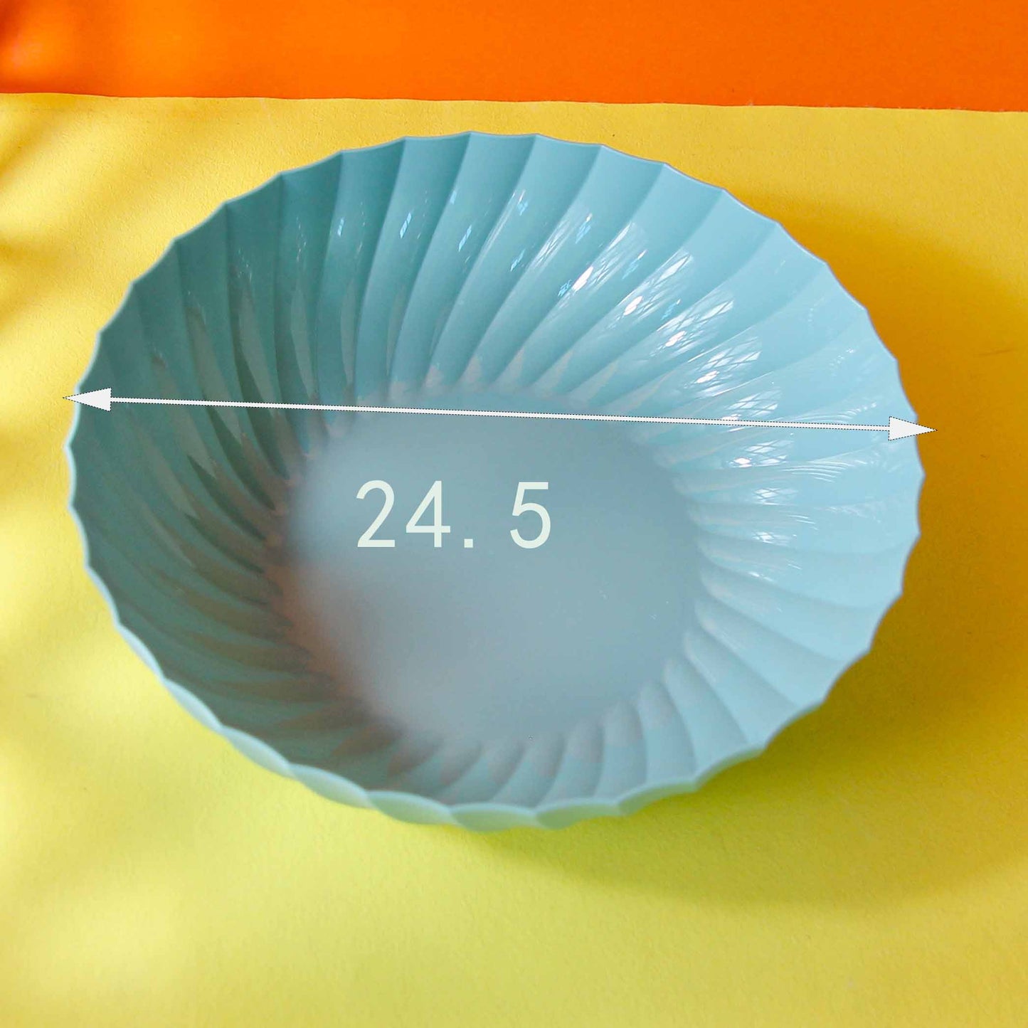 HT713 Shell Striped Fruit Plate M.20