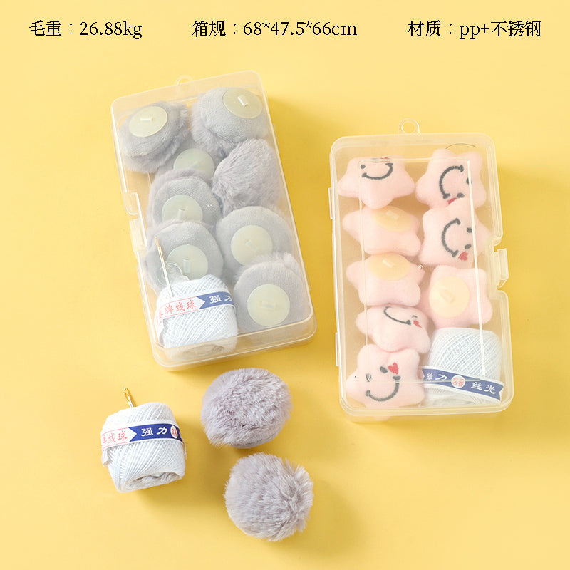 Yiming Premium Cartoon Hand-sewn Quilt Fasteners: (8 pieces） M13