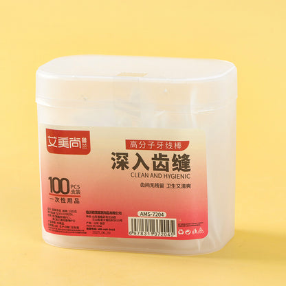 M.27-AMS-7204 Frosted Box Dental Floss