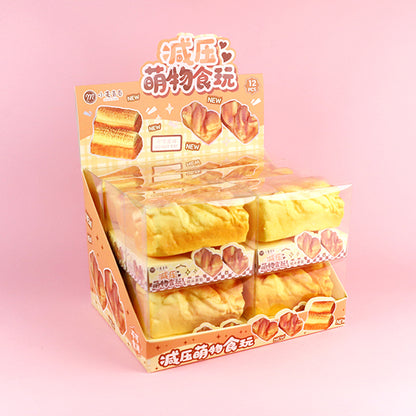 XM-NNL003 Stress-Relieving Food Play Pillow Bread Squishy M.08