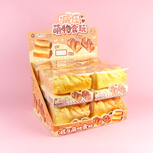 XM-NNL003 Stress-Relieving Food Play Pillow Bread Squishy M.08