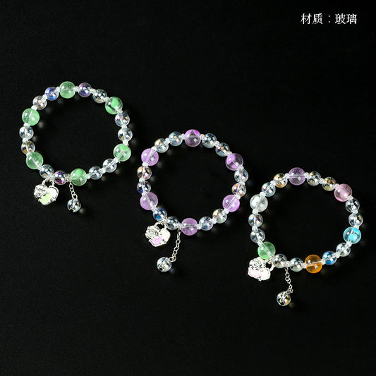 Gradient Heart Rose Bracelet  M.43