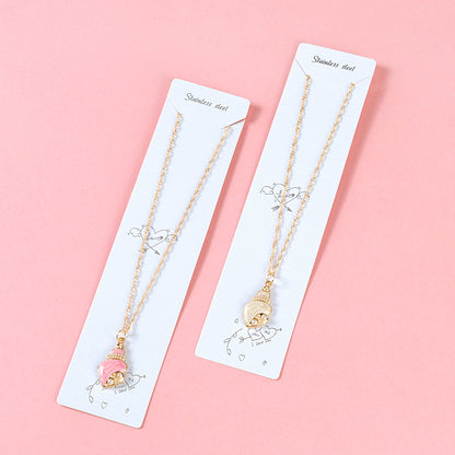 Pearl - Inlaid Conch Shell Necklace M.43