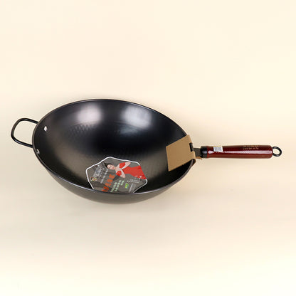 34cm Diamond-patterned Logwood Stir-Fry Pan M.61 JPDB