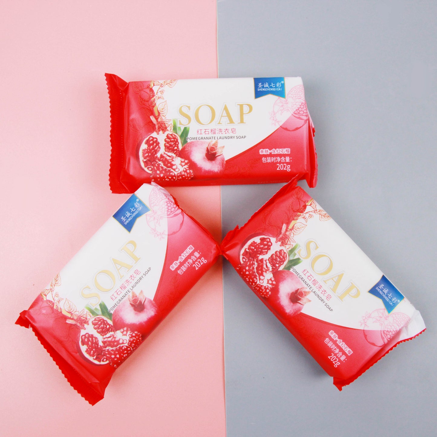 Shengcheng Qicai 0660 Pomegranate Laundry Soap M.13