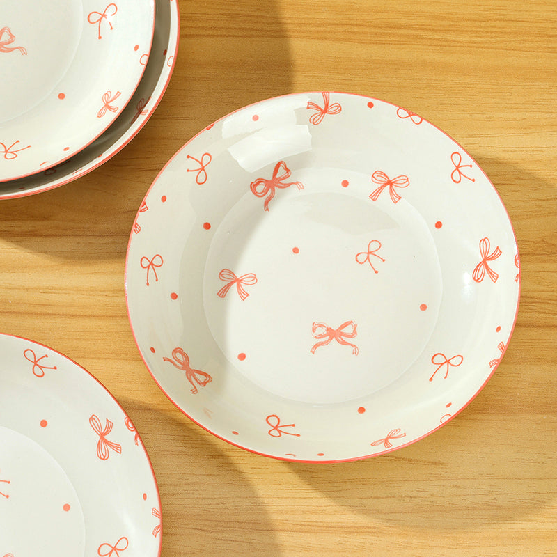 Yongfeng 7 - inch Fruit Platter (Bow - shaped) M.66 JPDB