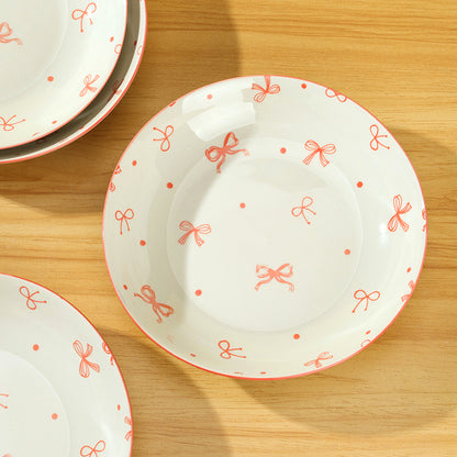 Yongfeng 7 - inch Fruit Platter (Bow - shaped) M.66 JPDB