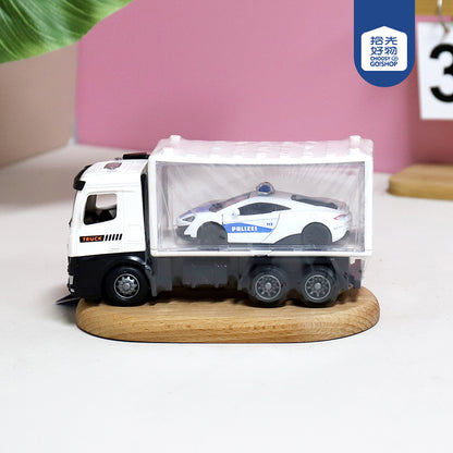 077A Alloy Police Transporter with Opening Doors M.03 JPDB