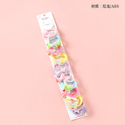 M42 Long Strip Colored Cartoon Accessory Hair Elastics (2 Pieces)