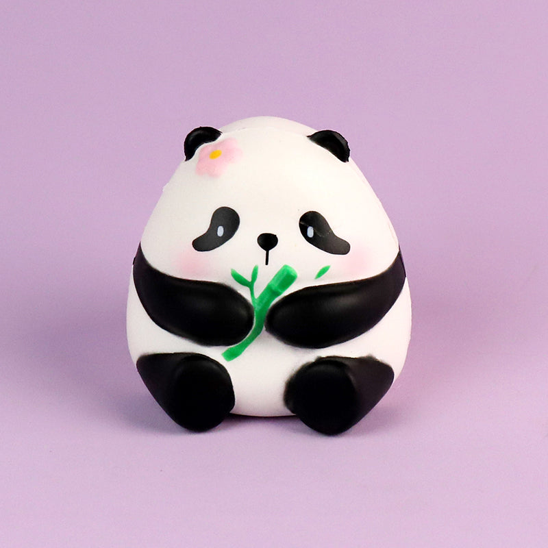 Bolsa de malla de bambú con rebote lento para sujetar pandas 