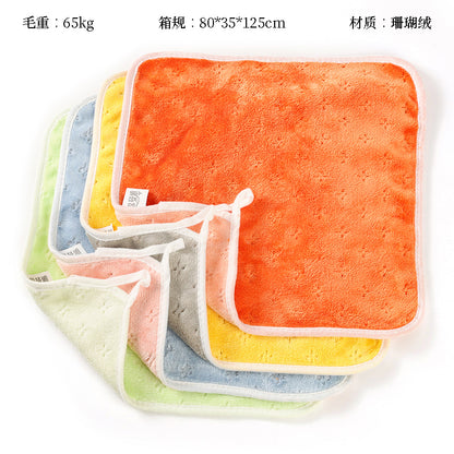 1333 Double-Edged Children's Face Washing Square Towel (1332) (30*30) M.22