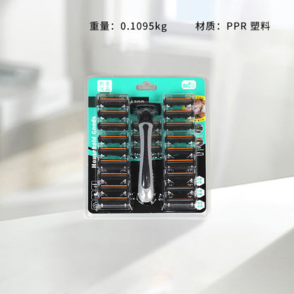 Triple Blade Razor Model K - 321 (1 Holder + 21 Blades) M.55 JPDB