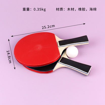 6930 - 2 Upgraded Table Tennis Racket - 7-Ply Hardened Wood Blade Double-Sided High-Adhesion Rubber for Advanced Training M.92 JPDB