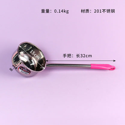 Flat-Bottom Spoon with Plastic Handle (14*35cm) M.61 JPDB M.61