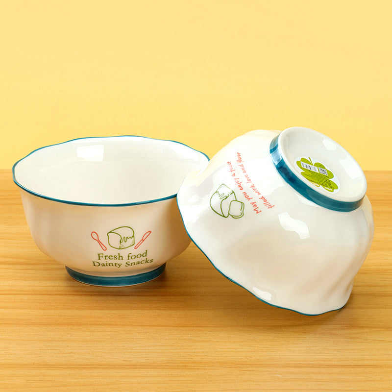 4.5-inch Rose-Edged Bowl (Indulge in Deliciousness) M.66 JPDB