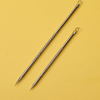 S-507 Juego de dos agujas para el acné (plateadas) M.50 