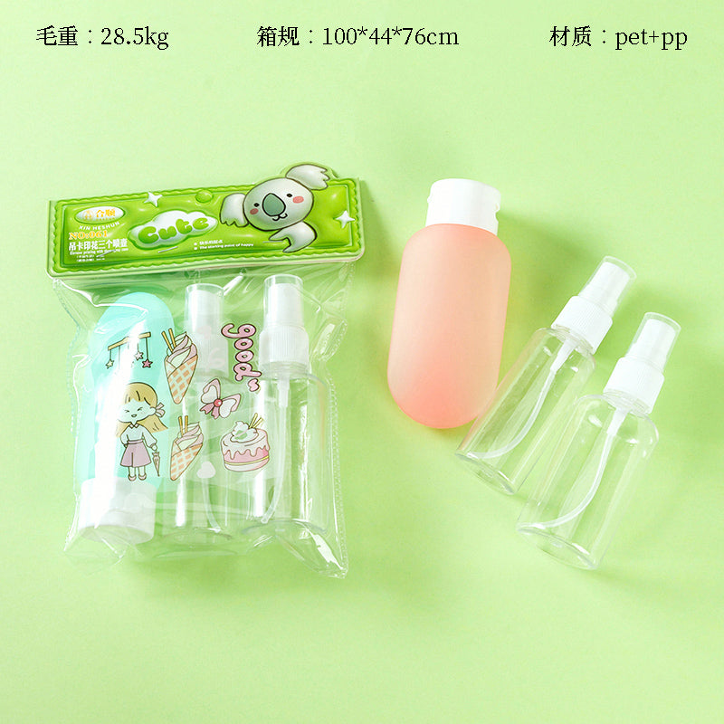 Heshun dos botellas pulverizadoras + paquetes de repuesto de limpieza y cuidado M.50 